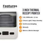 3" Portable Receipt Pos Printer