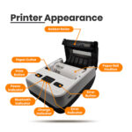 3" Portable Receipt Pos Printer