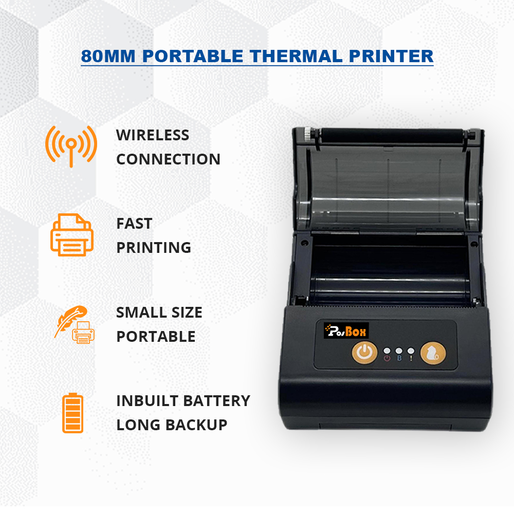 3" Portable Thermal POS Printer