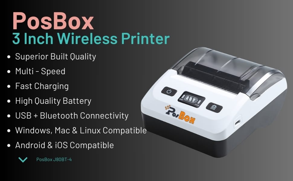 3" Thermal Wireless Printer