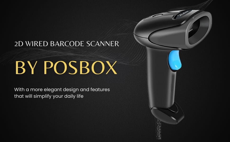 Wired 2D Barcode USB Scanner