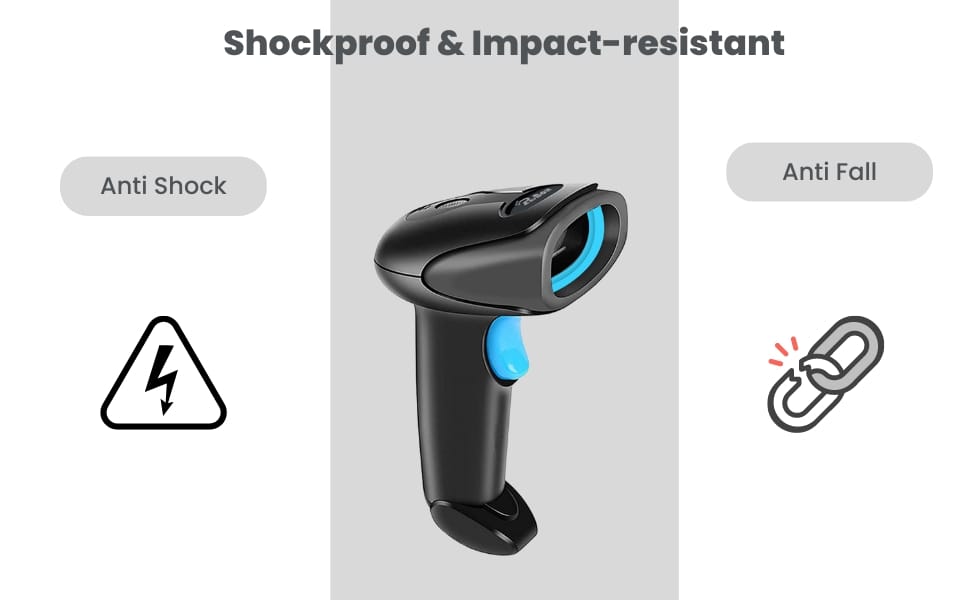 Wireless 2D(USB +2.4 GHz Dongle) Barcode Scanner