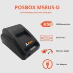 2"(USB+Bluetooth) 90mm/s Thermal Receipt Printer (No Battery Backup)