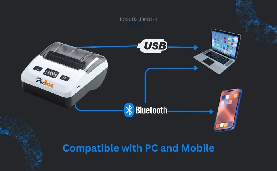 3" Direct Thermal Wireless Printer