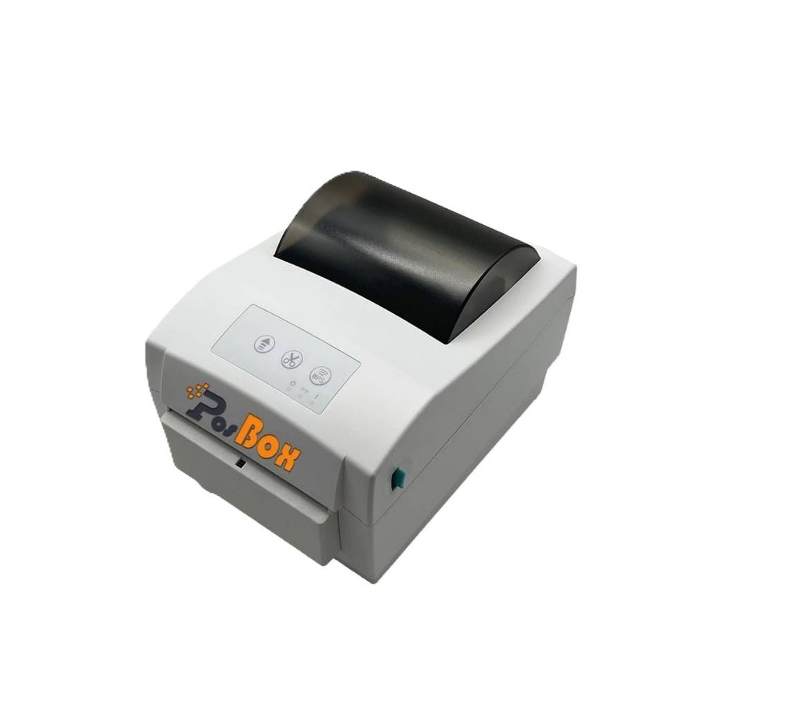 4 Inch Direct Thermal Barcode Label Printer | Auto Cutter USB + Multiple Bluetooth + LAN + WiFi