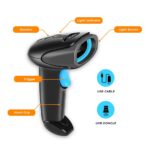 Wireless 2D(USB +2.4 GHz Dongle) Barcode Scanner