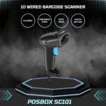 Wired 1D Barcode USB Scanner