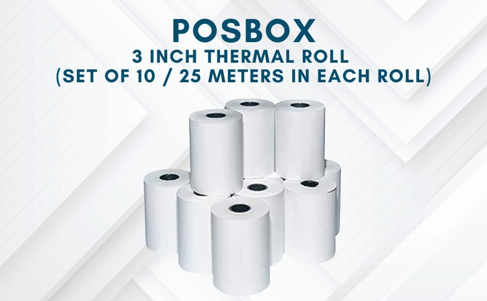 (3"x25m) Paper Rolls